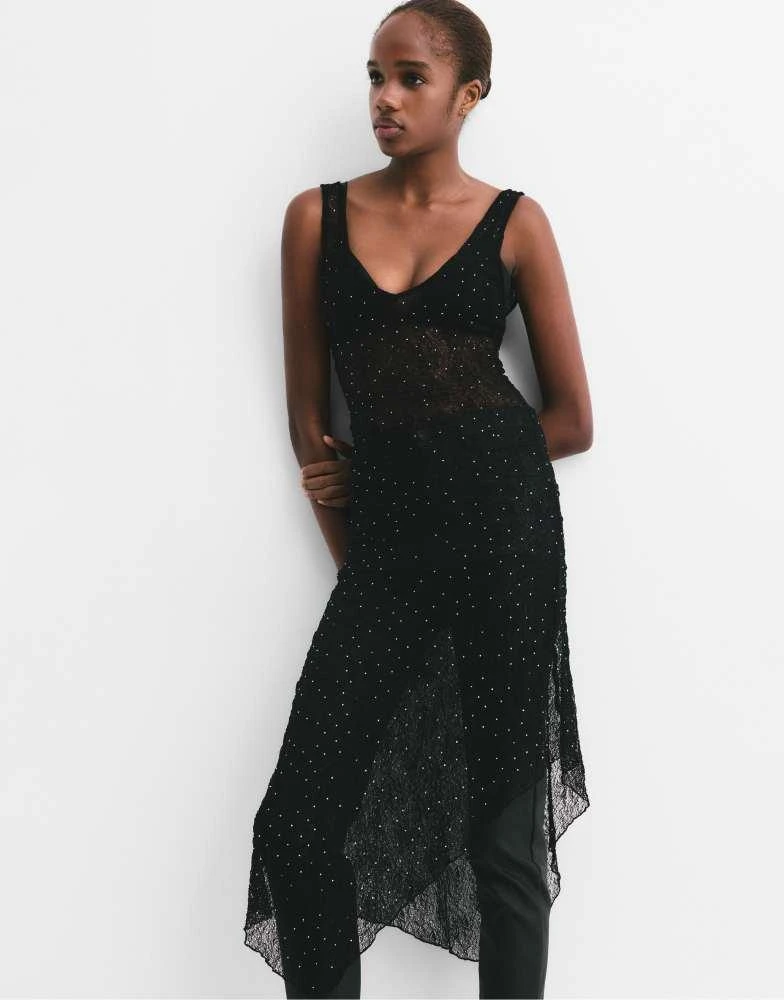 Pull&Bear Pull&Bear Shimmery lace midi dress in black - Dresses & Skirts - Compare Prices from 7+ Stores - BeyondStyle Pull&Bear Pull&Bear Shimmery lace midi dress in black - Dresses & Skirts - Compare Prices from 7+ Stores - BeyondStyle