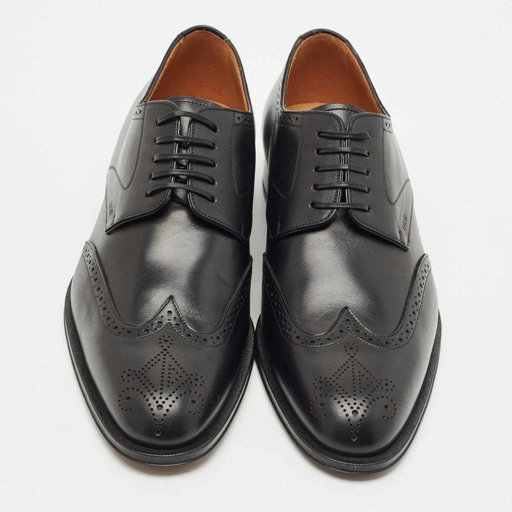 Dior Dior Black Brogue Leather Lace Up Derby Size 43.5 3