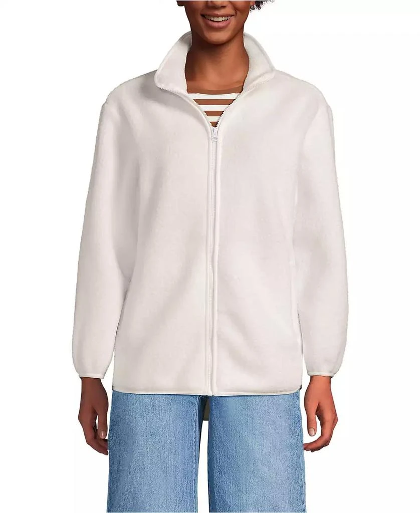 Lands' End Women's Cozy High Pile Full Zip Fleece Jacket 1