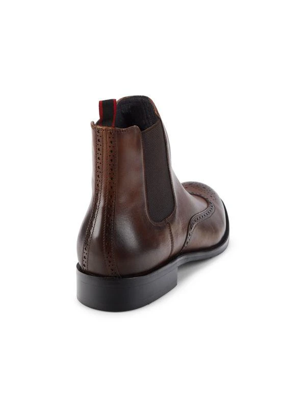 Zanzara Morros Leather Wingtip Brogue Chelsea Boots 3