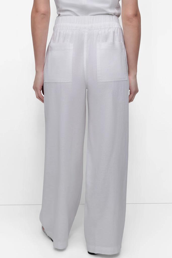 DKNY LINEN VISCOSE PULL ON PANT