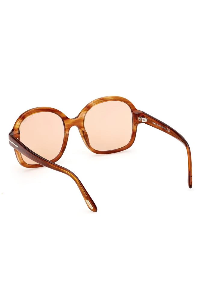 Tom Ford Hanley 57mm Photochromic Butterfly Sunglasses 7