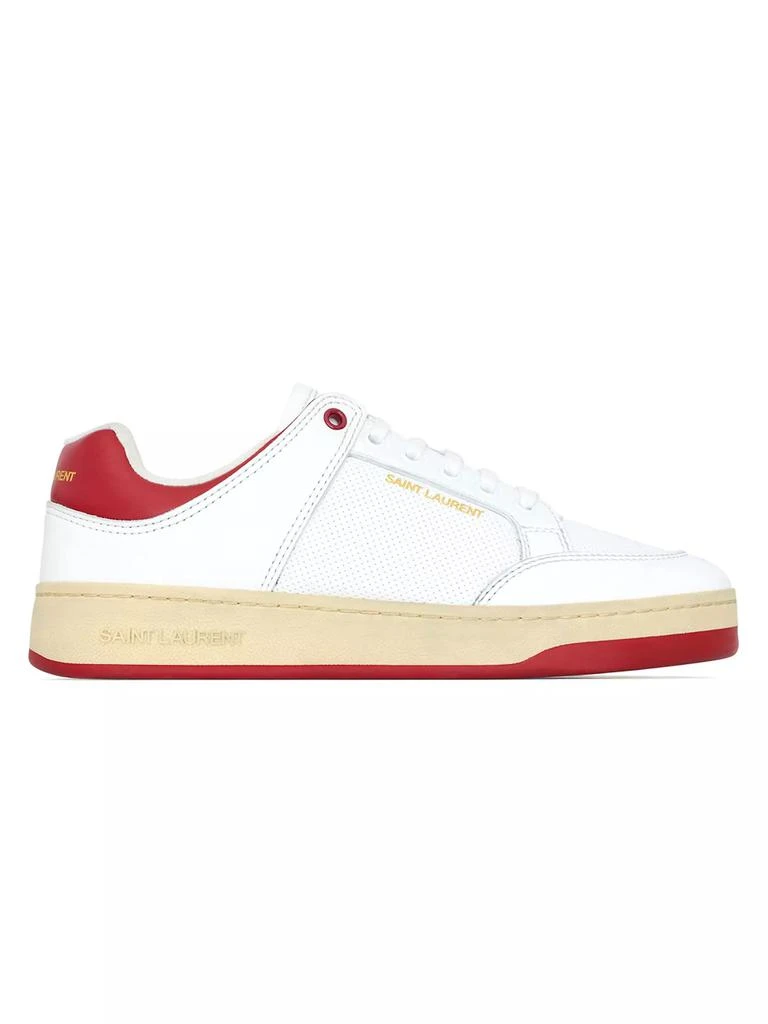 Yves Saint Laurent SL/61 Sneakers In Grained Leather 1