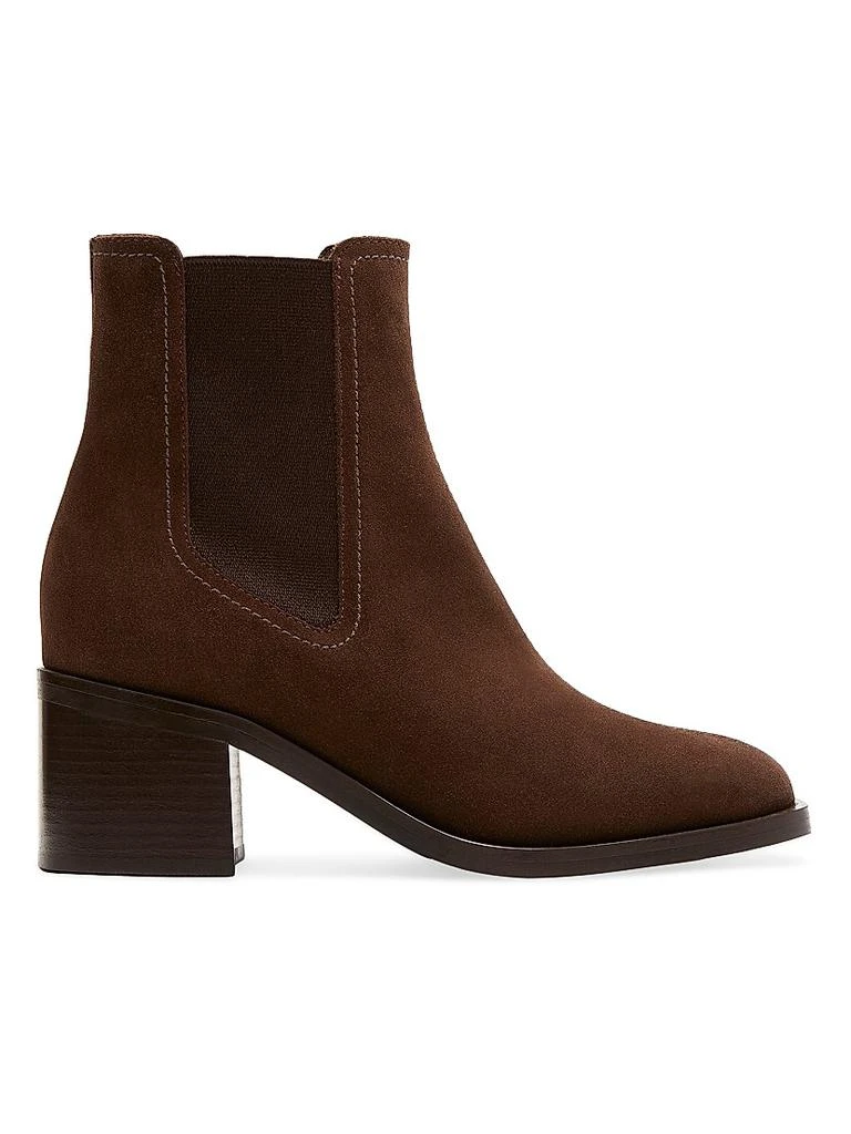 Shop Joelle 60MM Waterproof Suede Booties on Sale at BeyondStyle