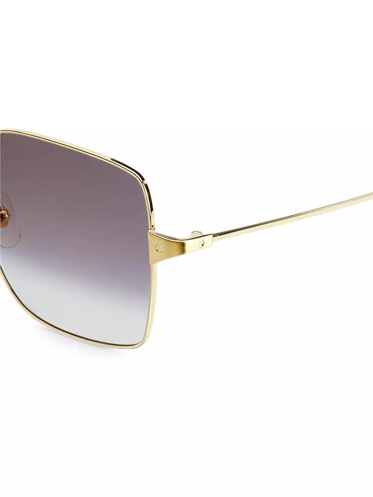 Cartier Santos De Cartier 57MM Square Sunglasses 3