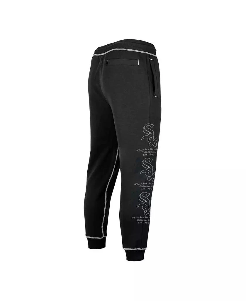 New Era Men's Black Chicago White Sox Team Split Jogger Pants 2