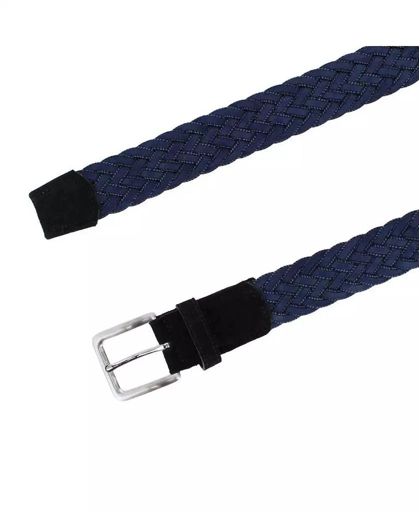 TRAFALGAR Men
s Apollo Italian Braided Suede Versatile Belt 2