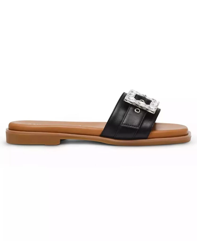 Anne Klein Women's Capara Square Toe Flat Sandals 2