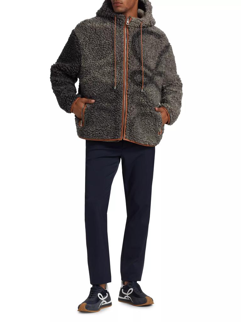 Loewe Fleece Hooded Logo Jacket - Jackets - Free Shipping Loewe Fleece Hooded Logo Jacket - Jackets - Free Shipping
