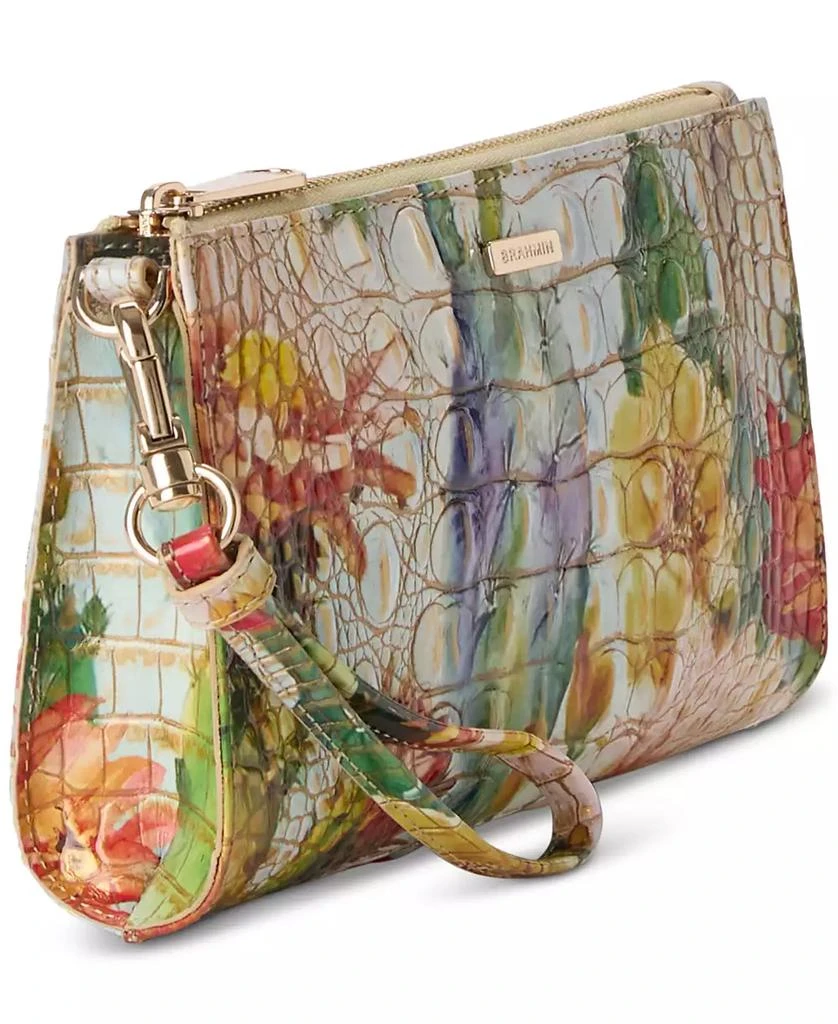 Brahmin Daisy Melbourne Embossed Leather Clutch 2