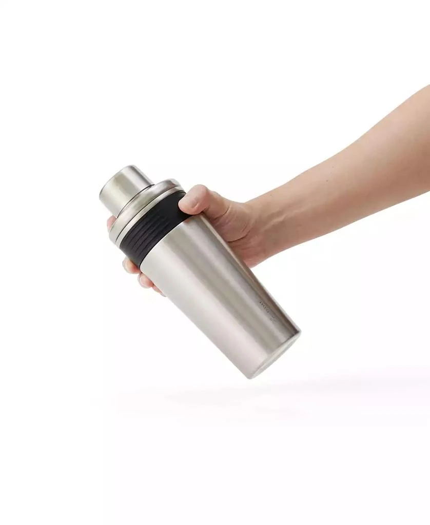 Rabbit 18 oz Double Insulated Stainless Steel Cocktail Shaker with 1.5 oz  shot Cap and Strainer 9