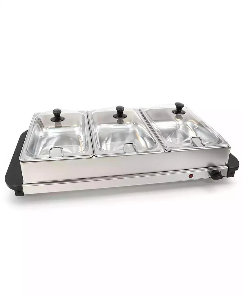 Elite Cuisine 5 Quart Stainless Steel Electric Buffet Server 1