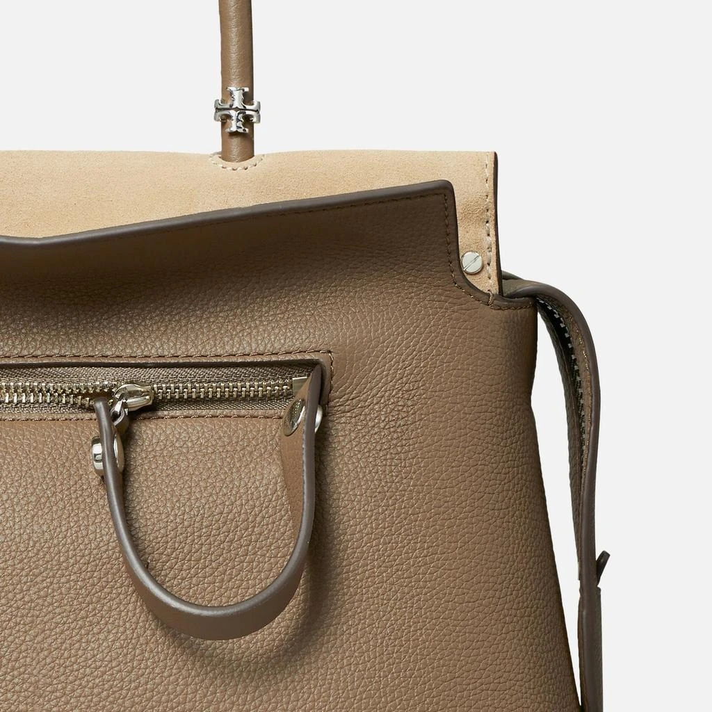 Tory Burch Tory Burch Mercer Pebbled Leather Satchel 3
