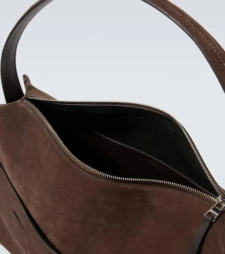 JW Anderson Loafer Large suede shoulder bag 4