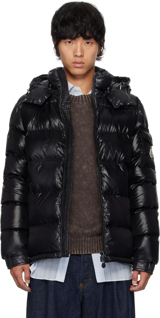 Moncler Black Moncler Maya Down Jacket 1