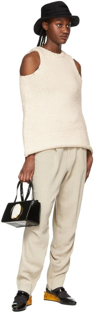 Puppets and Puppets White Organic Cotton Sweater 4