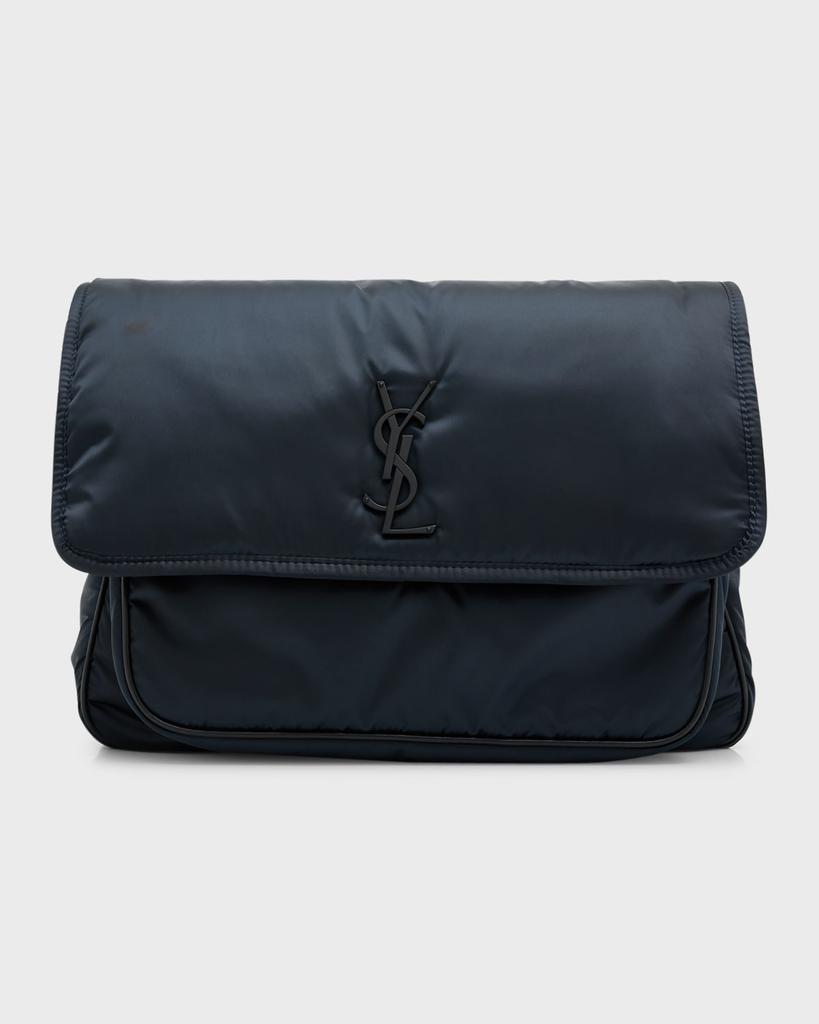 【関税&送料込】Saint Laurent Dark Blue Nylon Niki Crossbody Saint Laurent Men's Niki Nylon Messenger Bag | Neiman Marcus