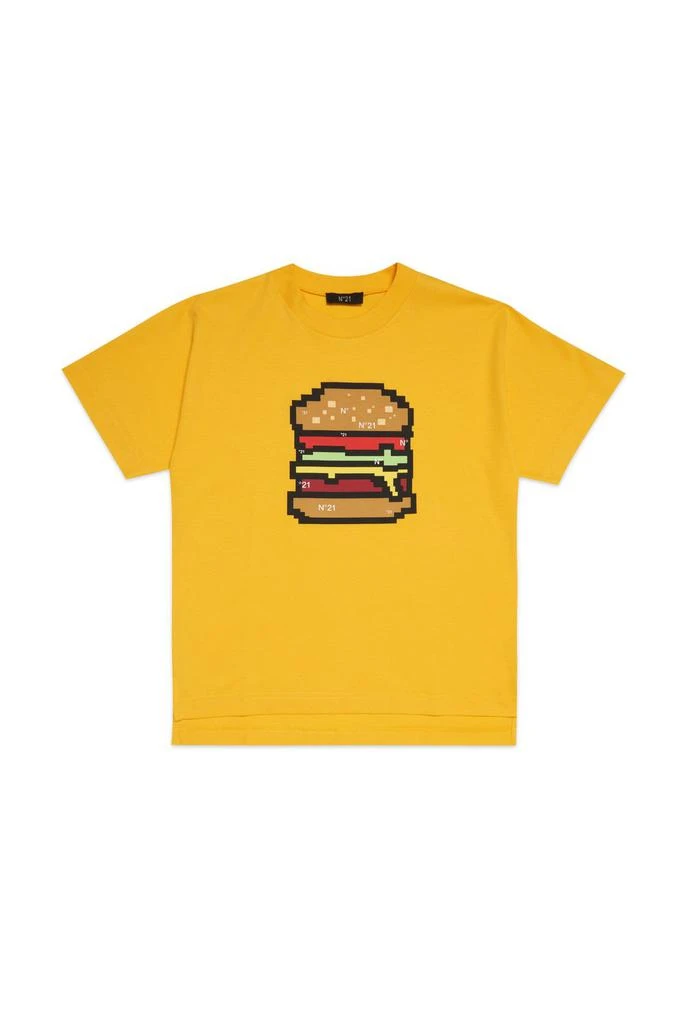 N°21 N°21 Kids Graphic Printed Crewneck T-Shirt 1