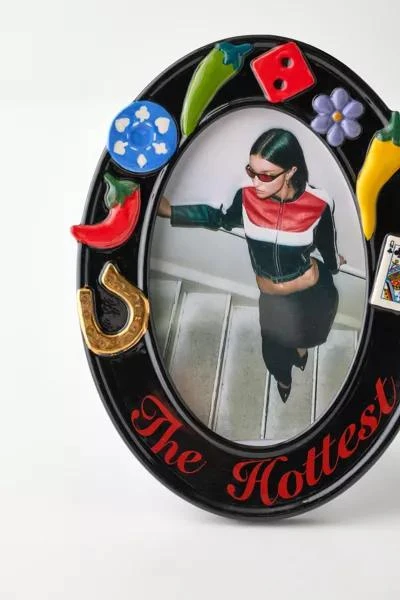 Urban Outfitters Vegas Oval 4" x 6" Picture Frame 3