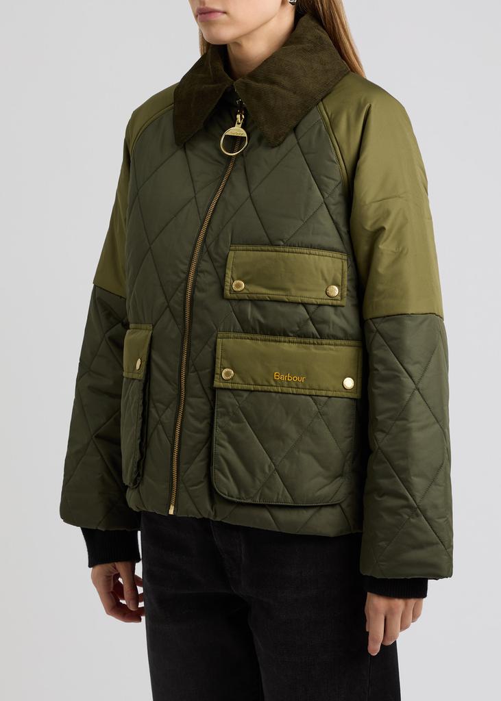 Barbour Milby quilted shell jacket