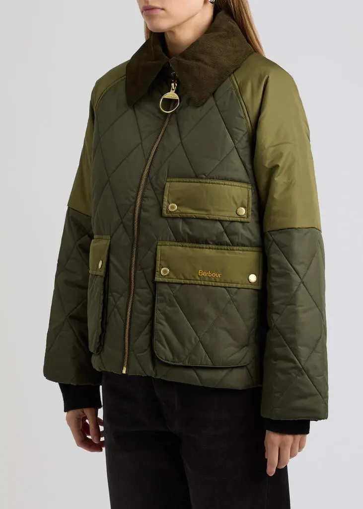 Barbour Milby quilted shell jacket  2