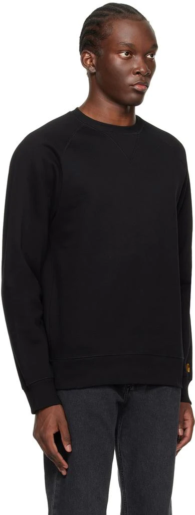Carhartt WIP Black Chase Sweatshirt 2