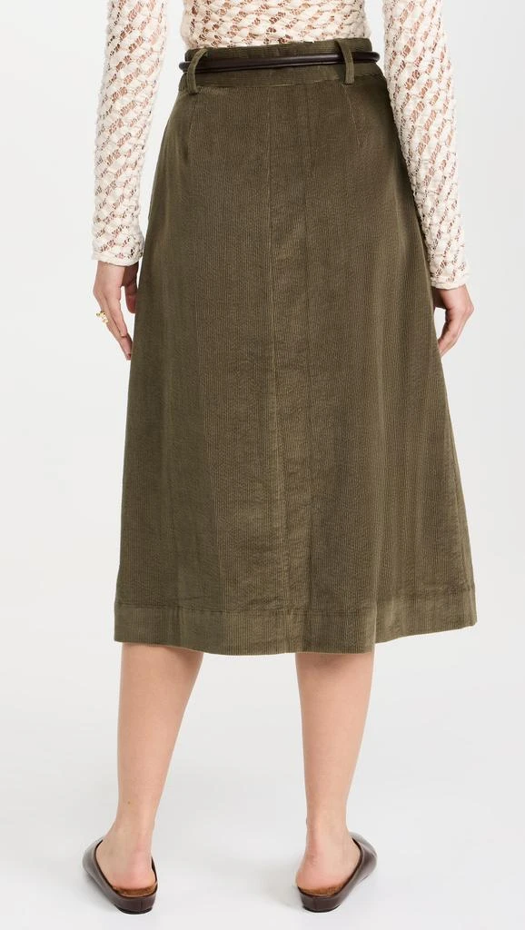 Sea Carine Corduroy Button Down Skirt 2