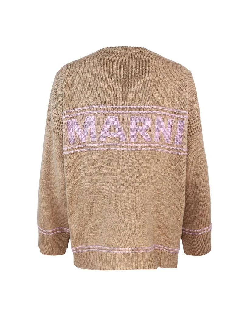 Marni Marni Logo Intarsia Button-Up Cardigan 2