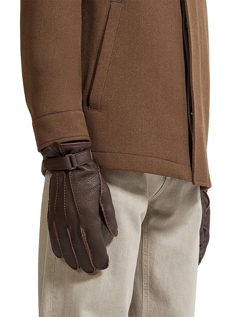 Zegna Peccary Leather Gloves 2