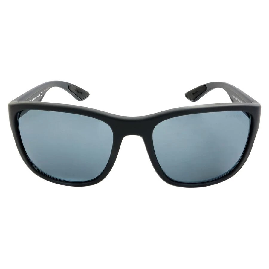 Prada Grey Mirror Square Men's Sunglasses PS 01US UFK5L0 59 1