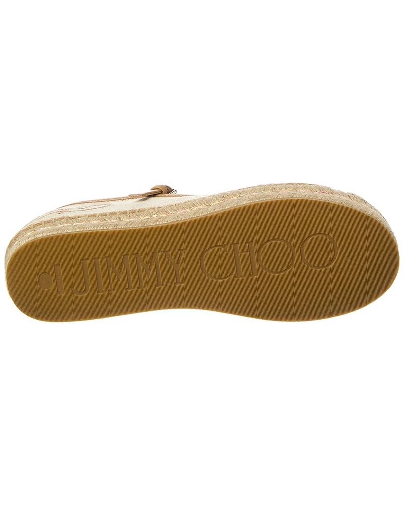 Jimmy Choo Aciel Canvas & Leather Espadrille 4