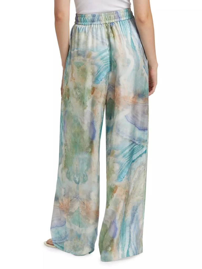 Zimmermann Illuminate Marble Print Track Pants 5