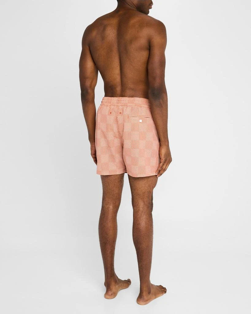 Frescobol Carioca Men's Sport Copa Check Swim Shorts 3