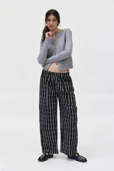 BDG BDG Charlie Gingham Low-Rise Wide-Leg Pant