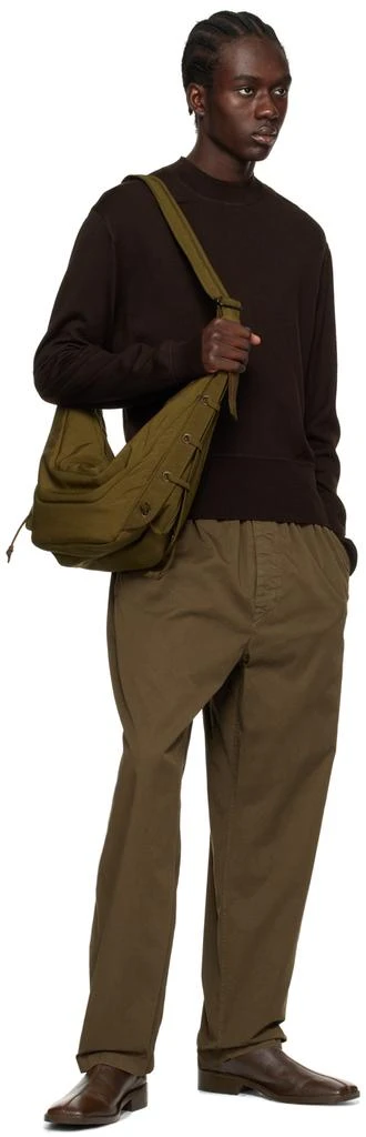 Lemaire SSENSE Exclusive Khaki Medium Soft Game Bag 4