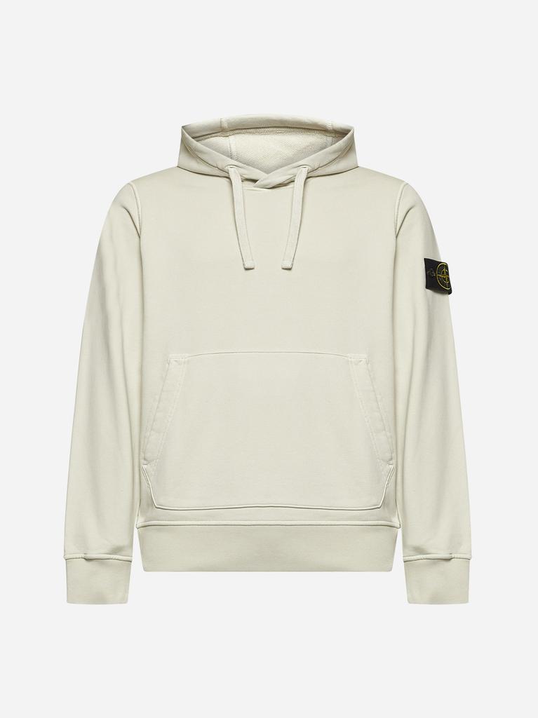 Stone Island Beige cotton hoodie