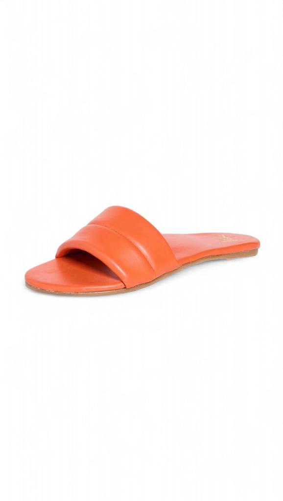 beek Women's Sugarbird Slide Sandal In Tangerine