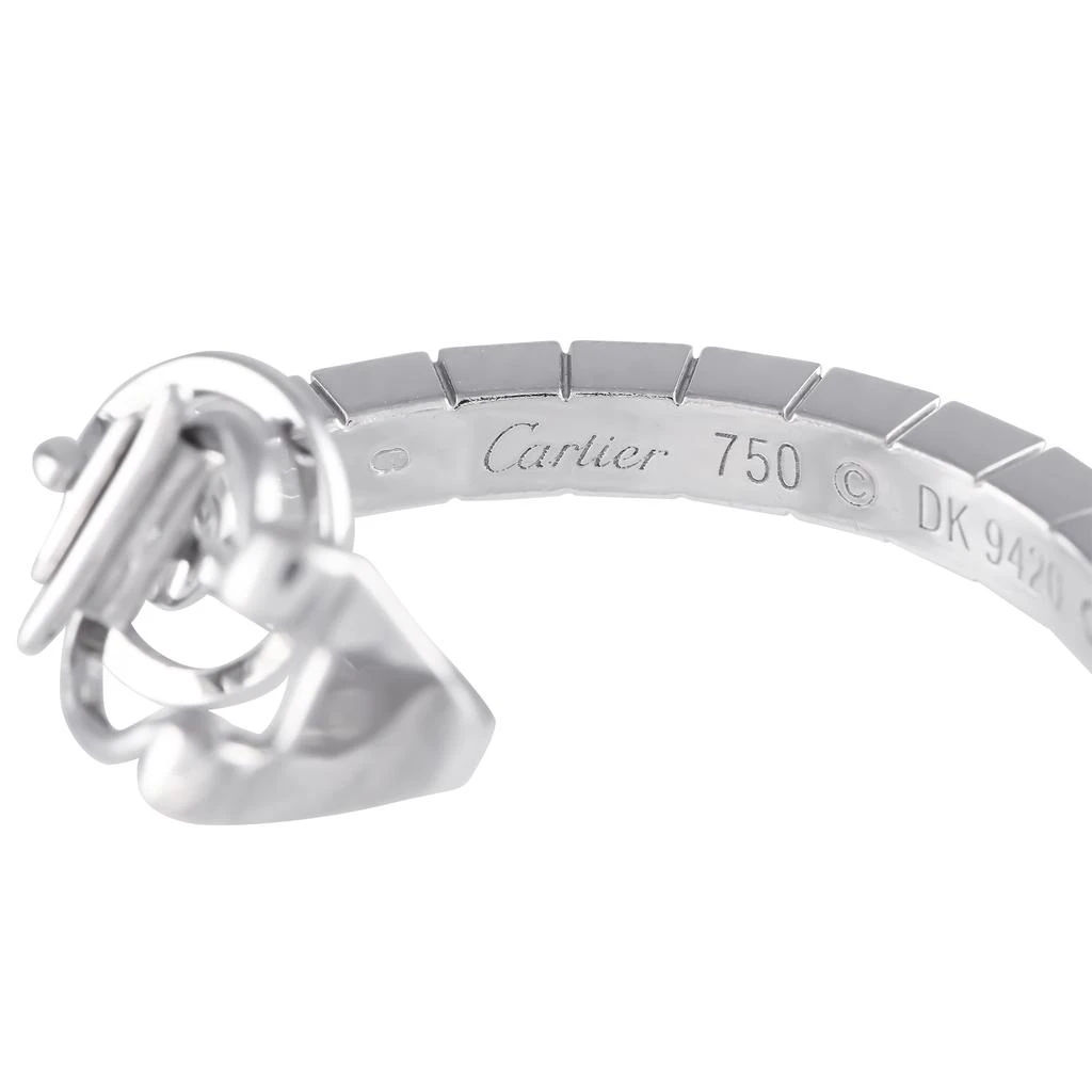 Cartier Lanires 18K White Gold Hoop Earrings CA01-080524 3