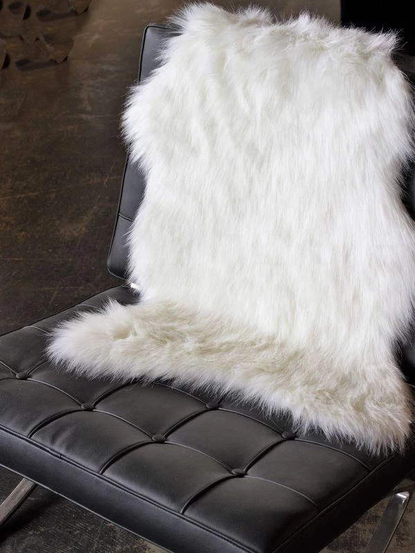 Luxe Faux Fur Gordon Faux Fur Rug 5