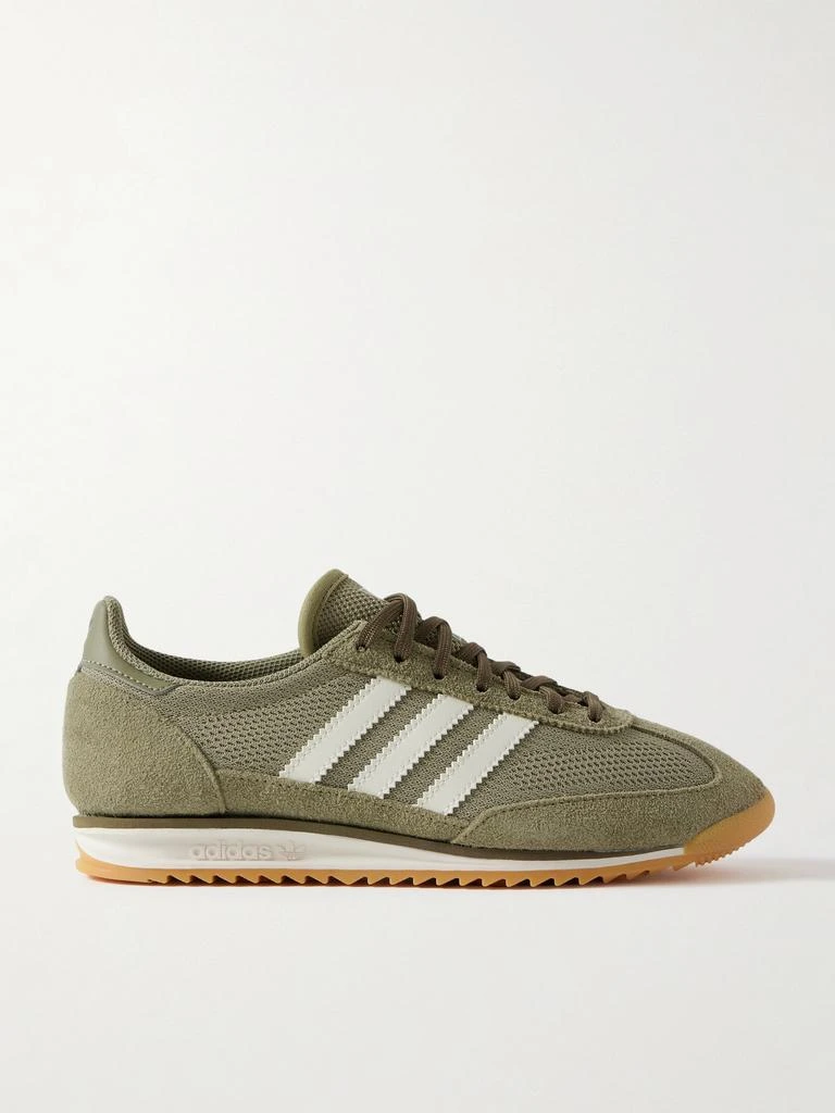 Shop Sl 72 Og Suede And Leather-trimmed Mesh Sneakers - Army green on Sale  at BeyondStyle  Get Lowest price in three month Sl 72 Og Suede And  Leather-trimmed Mesh Sneakers -