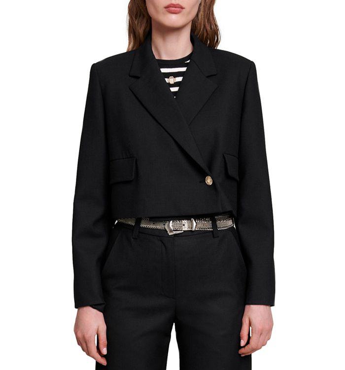 Maje Vakino Cropped Blazer