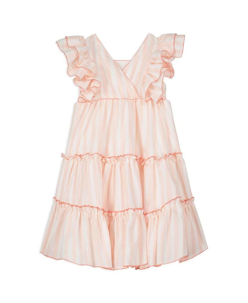 Tartine et Chocolat Girls Peach Fuzz Summer Party Dress- Big Kid 3