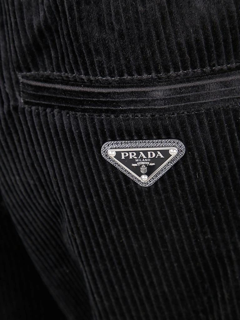 Prada Prada Tapered-Leg Drawstring-Hem Trousers 3