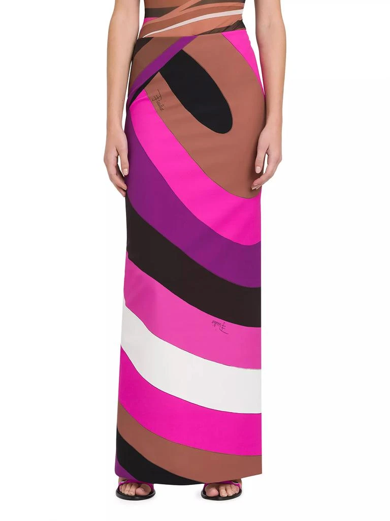 Pucci Colorblock Maxi Skirt 3