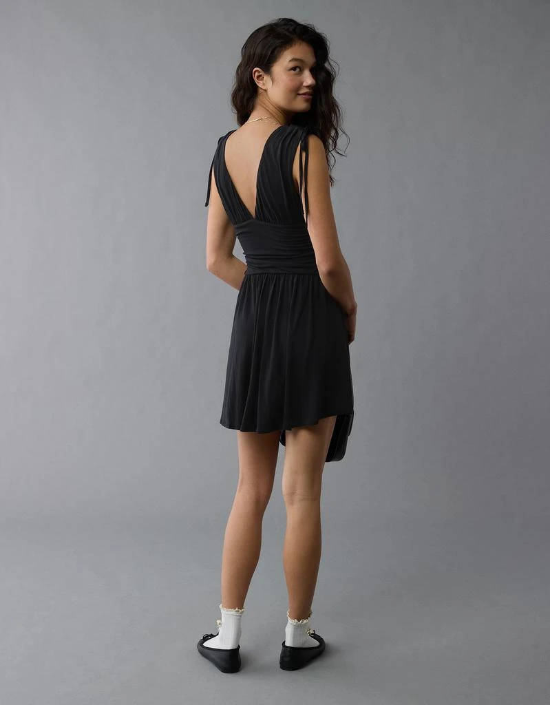 AE V-Neck Cinch Bodice Mini Dress  On Sale Now with Up to 71% Off |  Discover Exclusive Deals & Savings at BeyondStyle  Authentic AE Women| Dresses|Casual Dresses with Limited-Time Discounts, Free