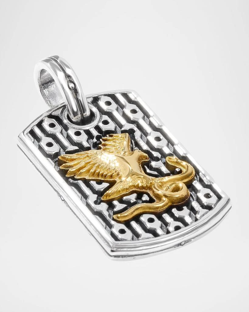 Konstantino Men's Arc Eagle & Snake Pendant 2