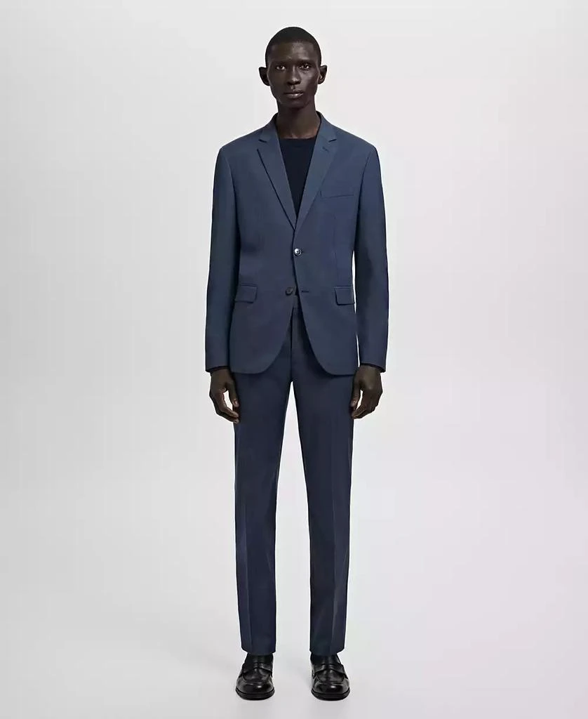 Mango Men
s Stretch Fabric Super Slim-Fit Suit Trousers 2