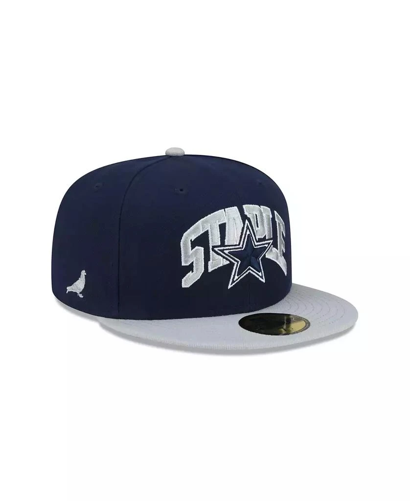 New Era Men's X Staple Navy, Gray Dallas Cowboys Pigeon 59Fifty Fitted Hat 2