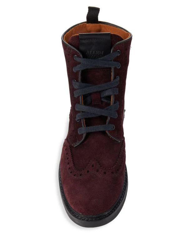 Allen Edmonds Chapman Wingtip Suede Oxford Boots 5