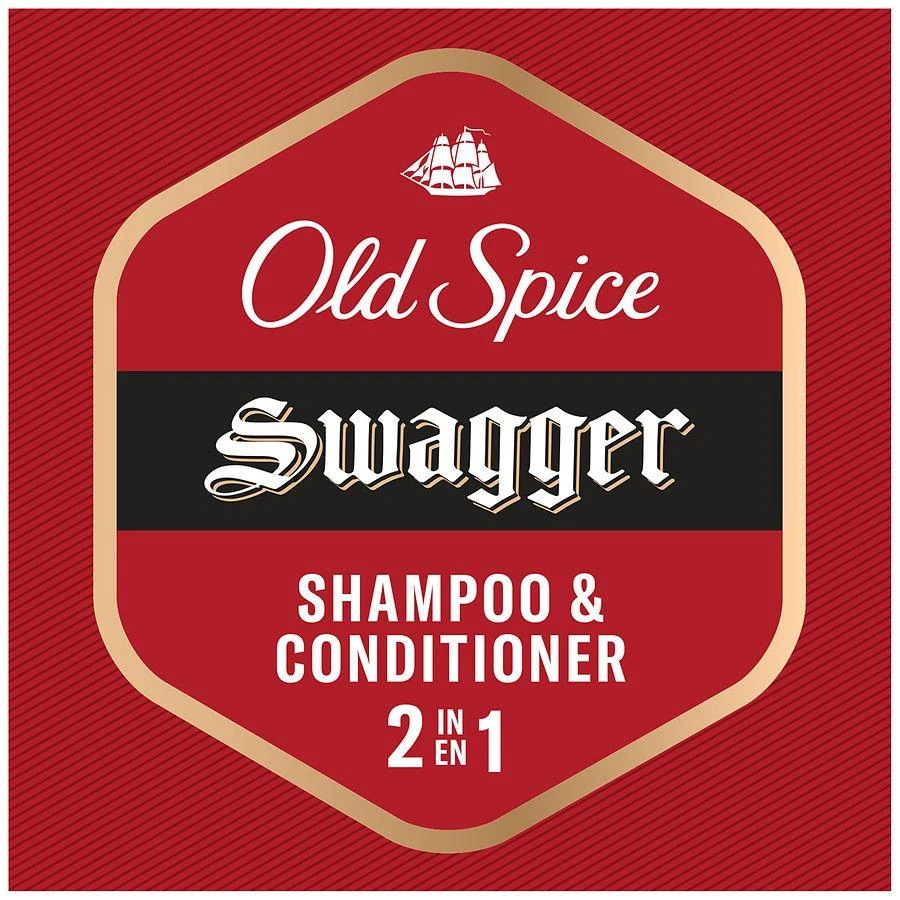 Old Spice Shampoo and Conditioner for Men, Swagger 2 in 1 Cedarwood and lime 7